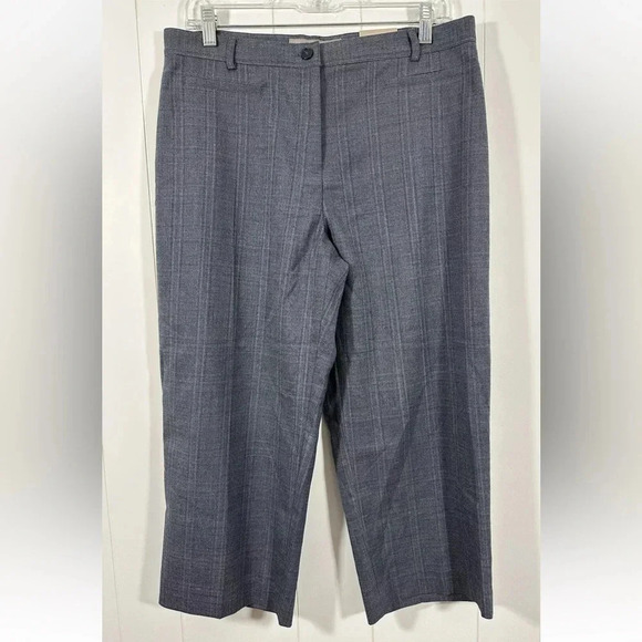 NWOT Croft & Barrow Sz 12 Crop Pants Trouser Stretch Casual Career - Picture 1 of 5
